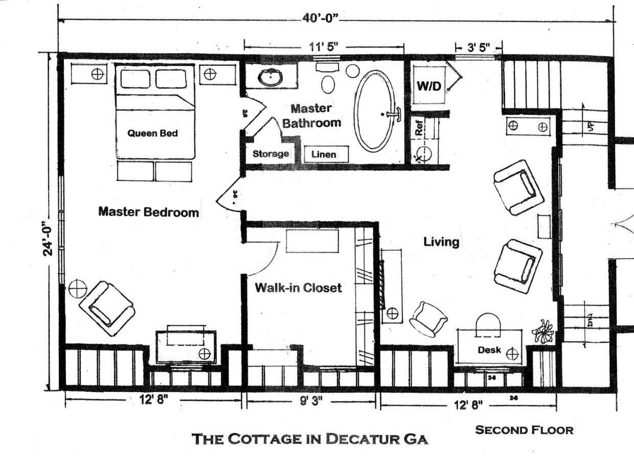 The Cottage Bed & Breakfast In Decatur Ga 外观 照片