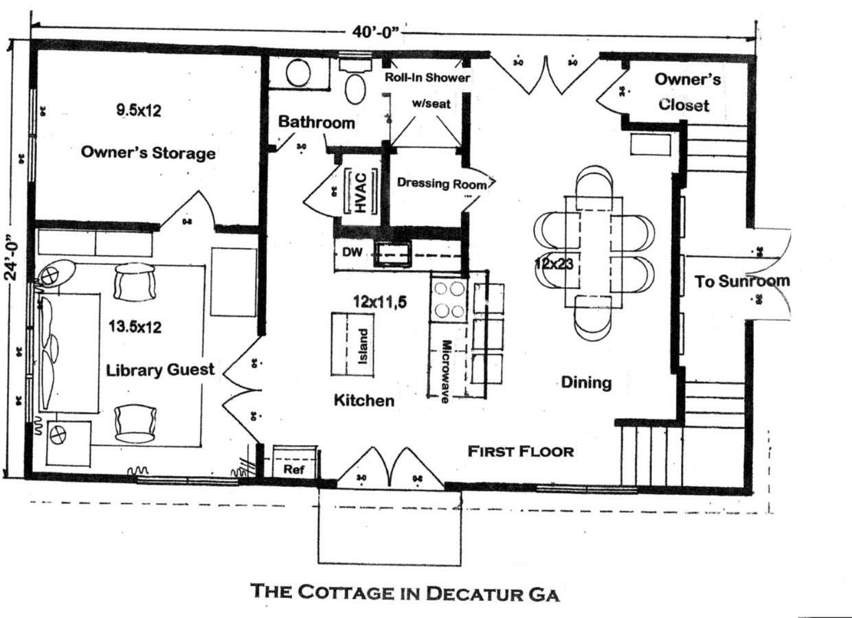 The Cottage Bed & Breakfast In Decatur Ga 外观 照片
